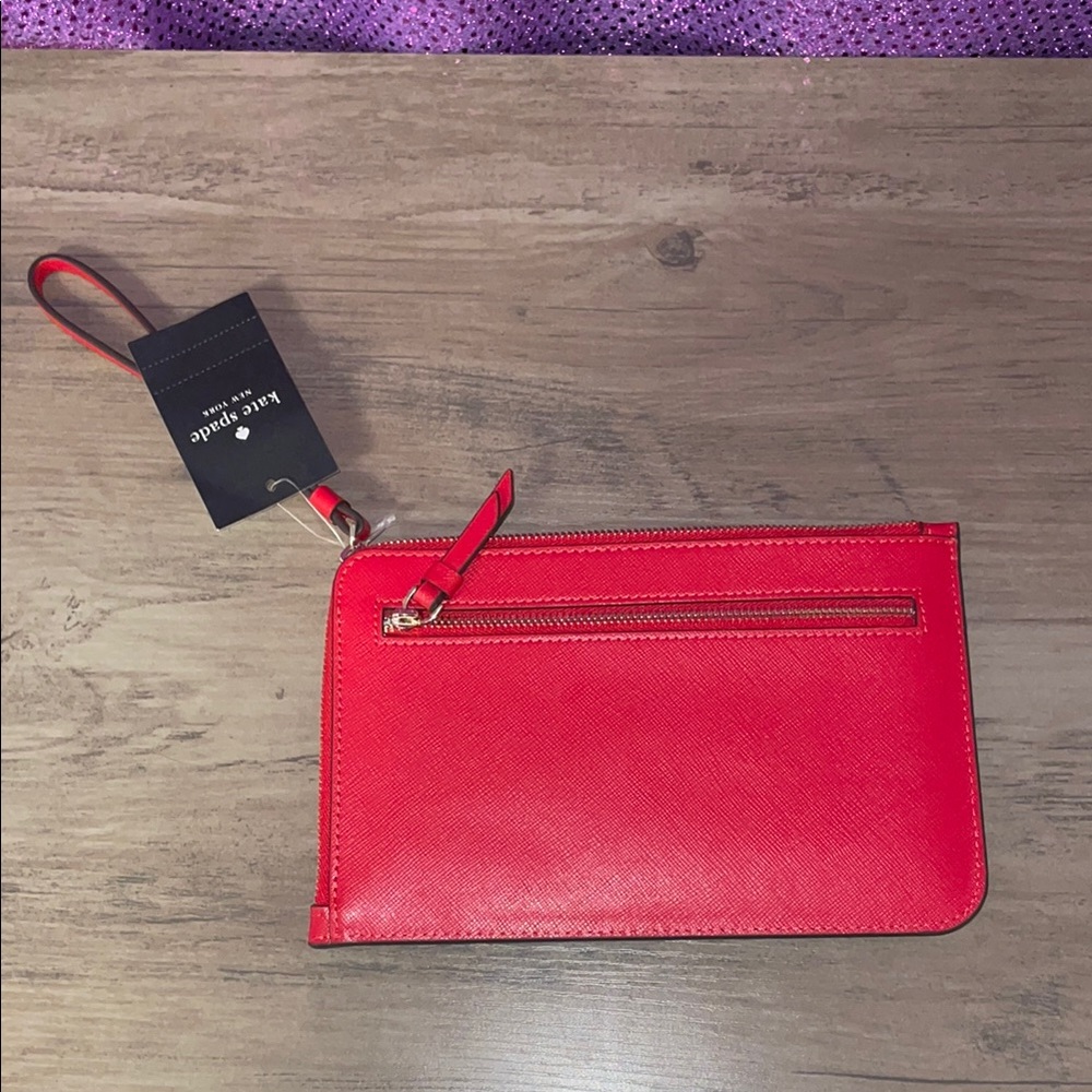 Kate Spade Red Clutch - Picture 6 of 10